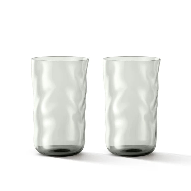 Paveau - Swirl Longdrink Glasses, Set of 2, Mist