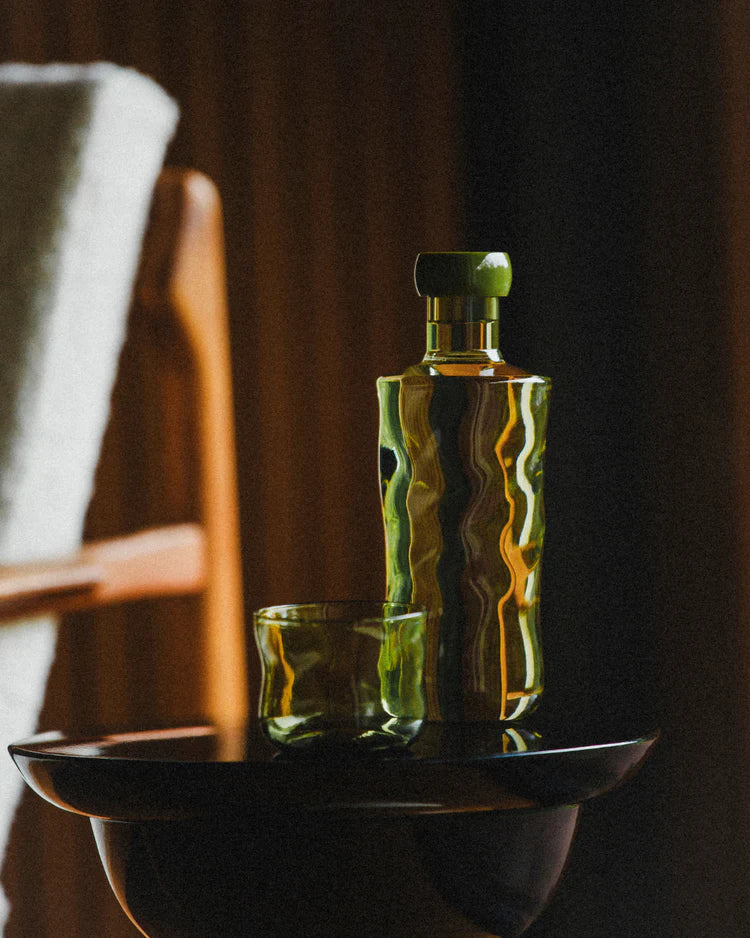 Paveau - Swirl Bottle Large, Moss (Mosgroen)