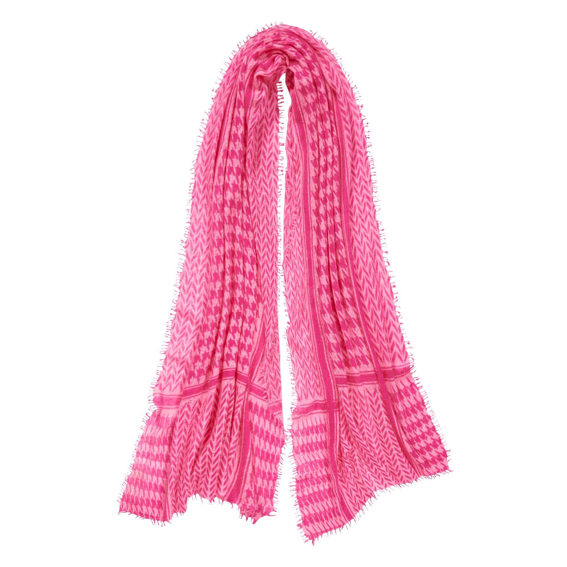 PUR SCHOEN - Kaschmirschal "247-6623" Milano Flamingo