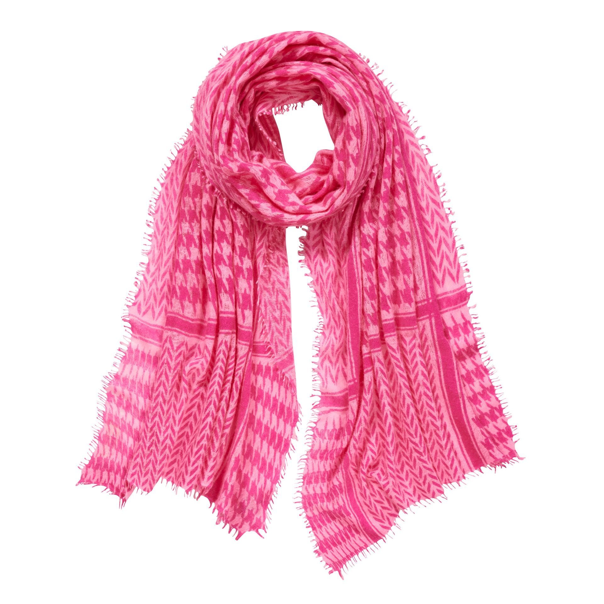 PUR SCHOEN - Kaschmirschal "247-6623" Milano Flamingo