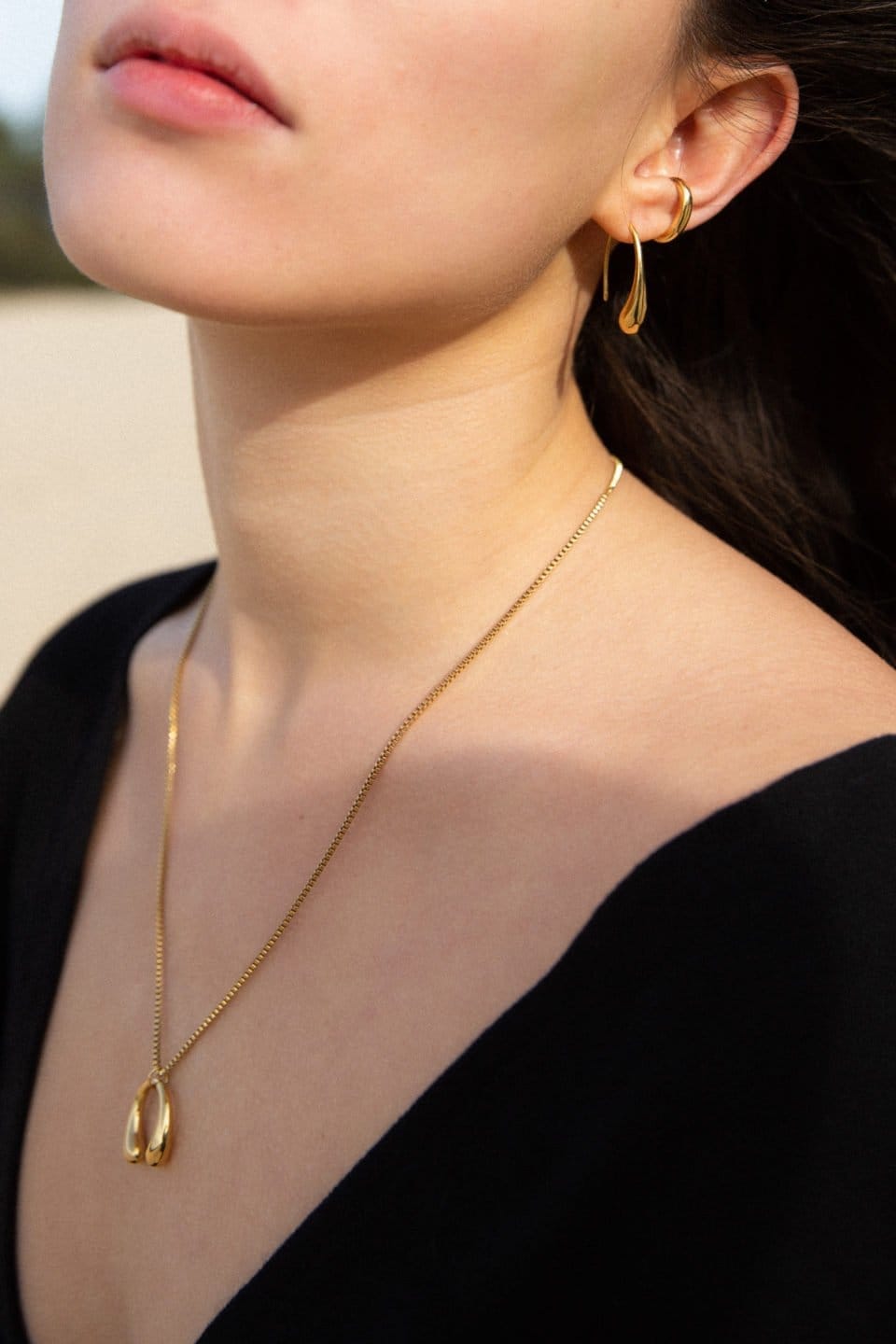Bandhu - Melt Necklace gold plated