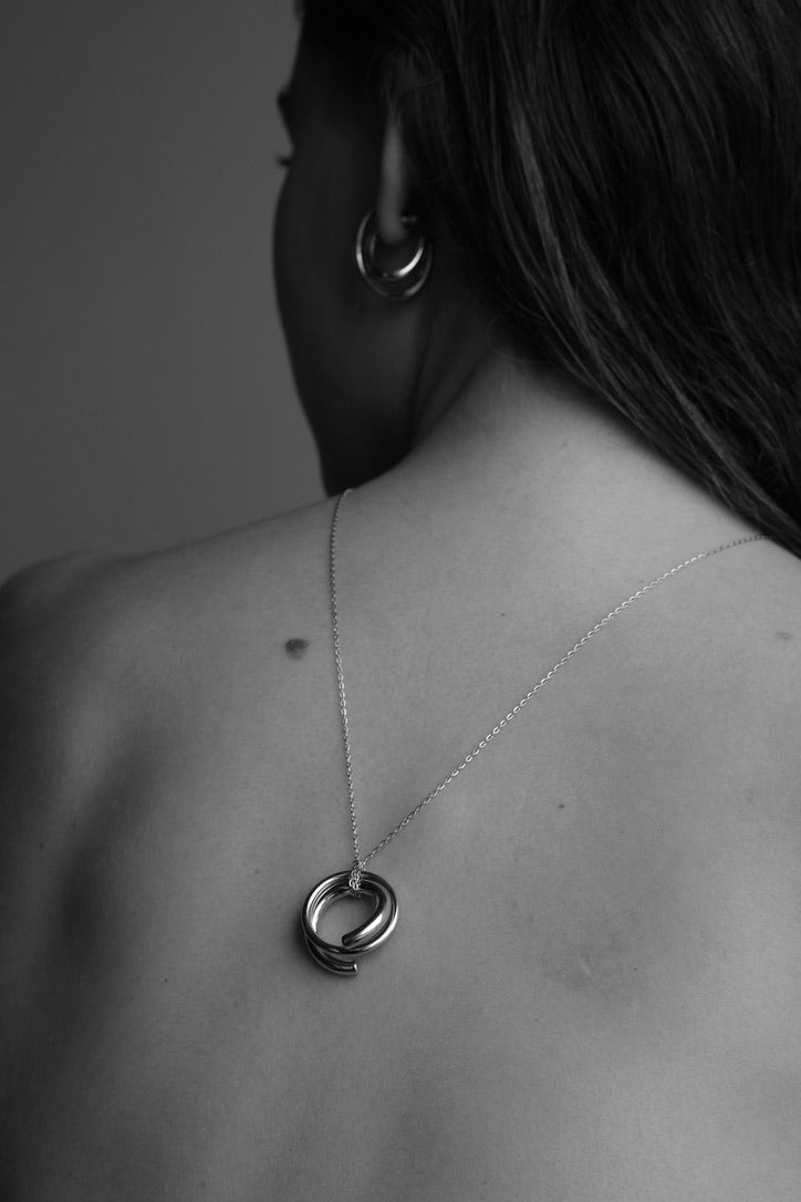 BANDHU - Kette Cutted Silber