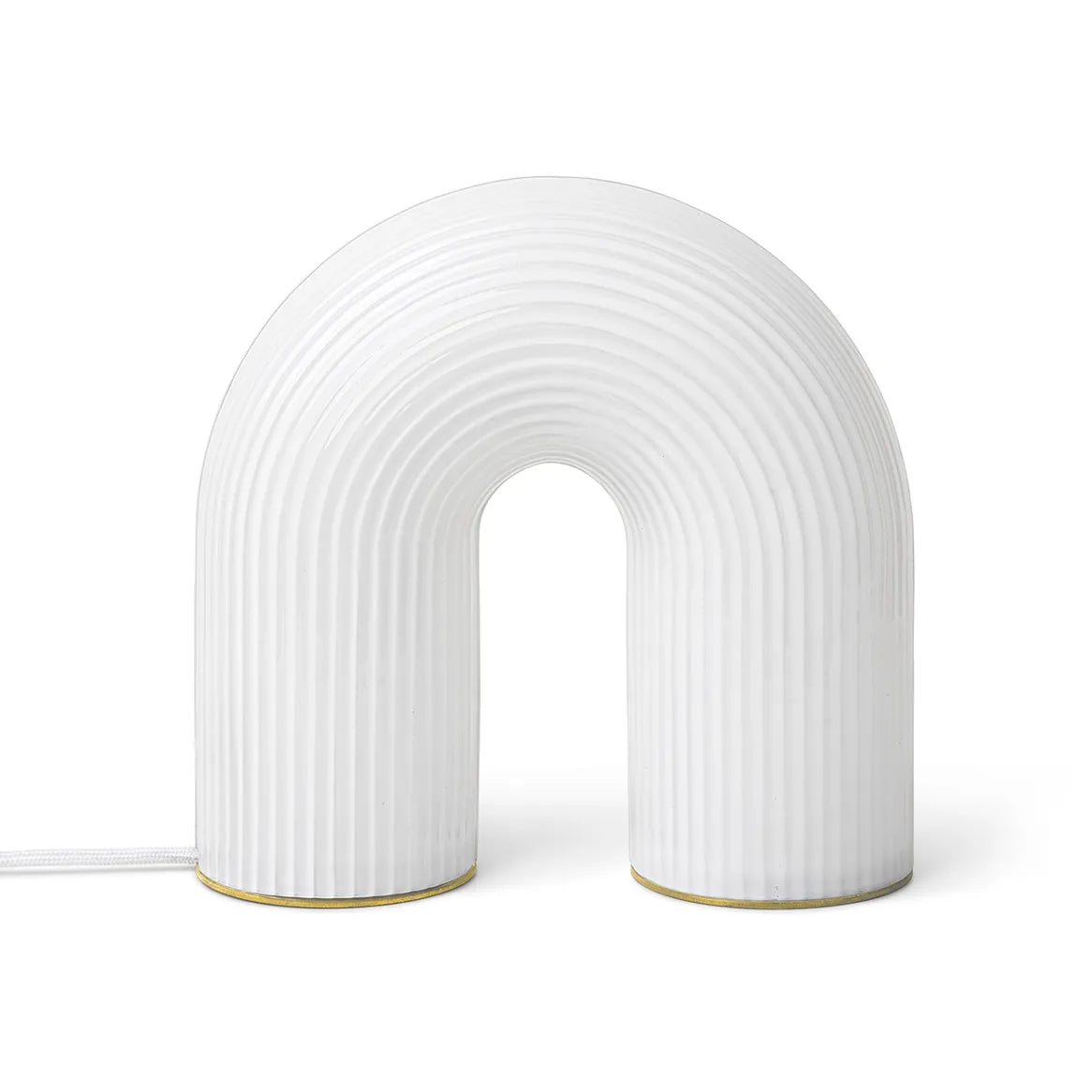 FERM LIVING - Tischleuchte "Vuelta Lamp" White