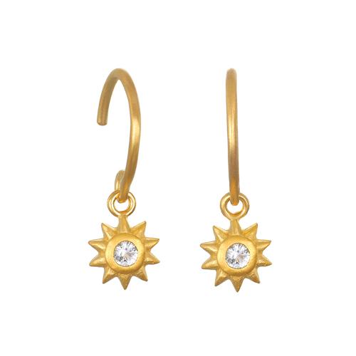 SATYA - Ohrringe "EG0124" Lucent Spirit Mini Sun Hoop