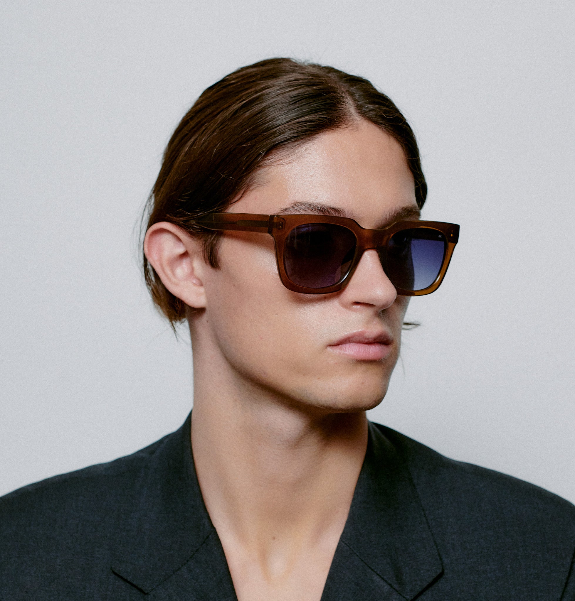 A.KJAERBEDE - Sonnenbrille "Nancy" 1912-16 Smoke Transparent