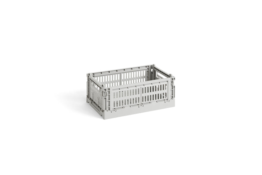 HAY - Stapelkiste "Colour Crate" S Light Grey