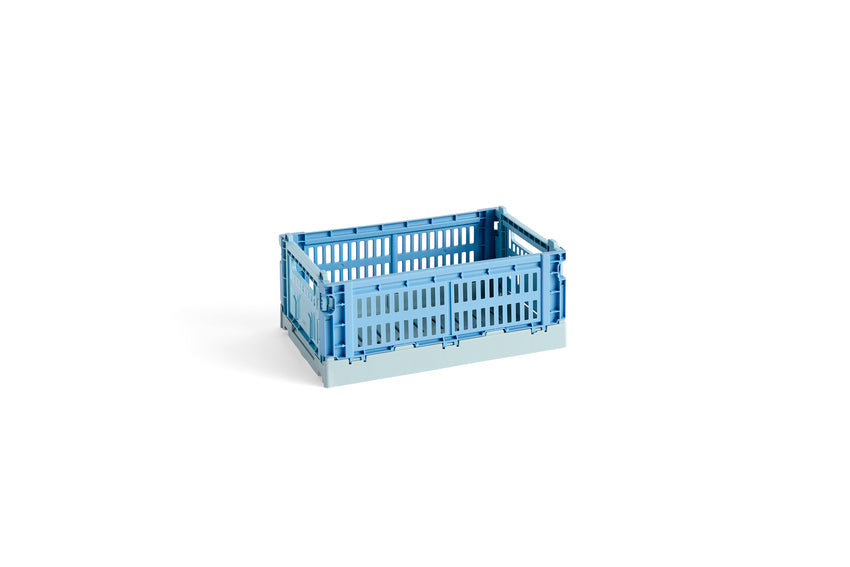 HAY - Stapelkiste "Colour Crate Mix" M Sky Blue