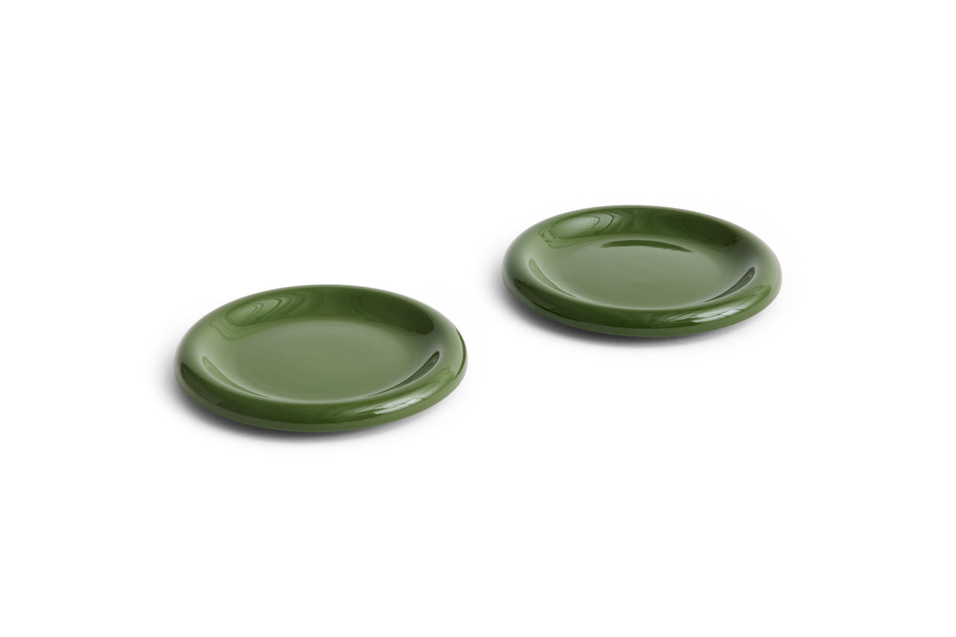 HAY - Teller-Set "Barro" Ø18 Dark Green