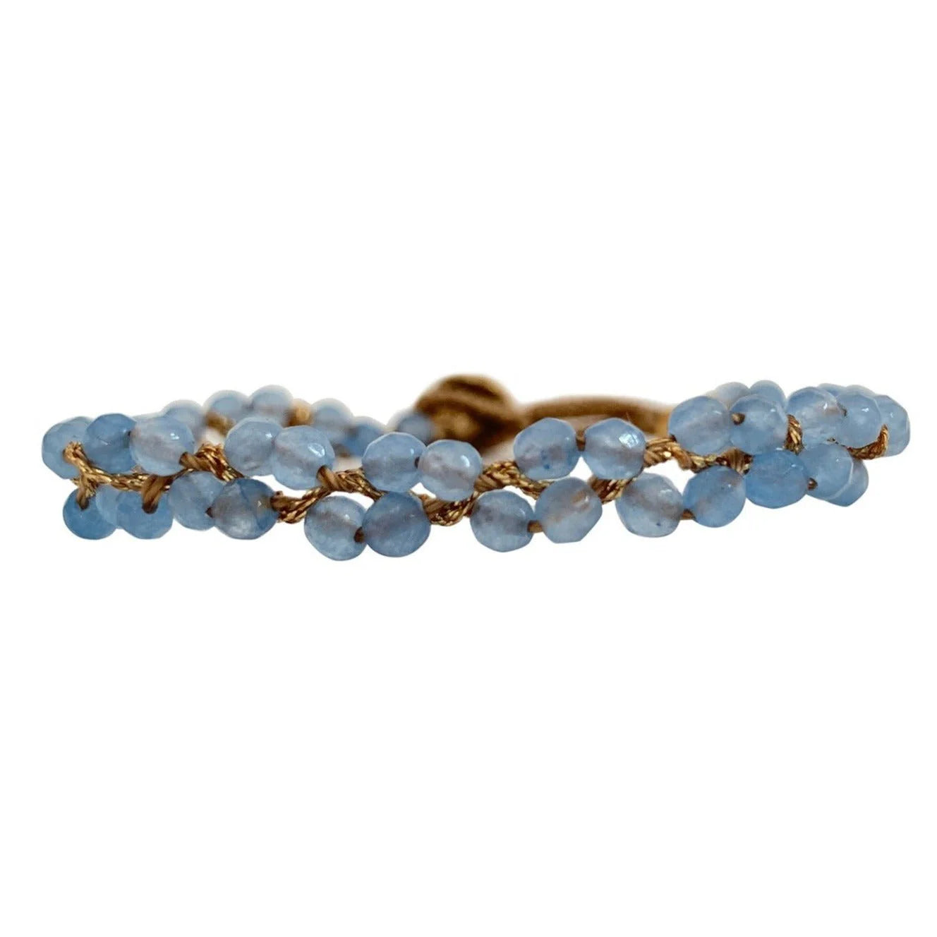 IBU JEWELS - Damen Armband "AN21" JILL JAKE BLUE CHALCEDONY