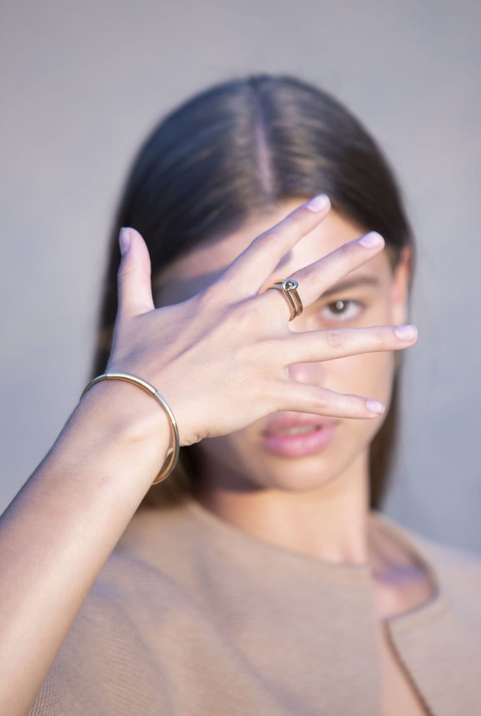 Bandhu - Spiral Bracelet gold plated