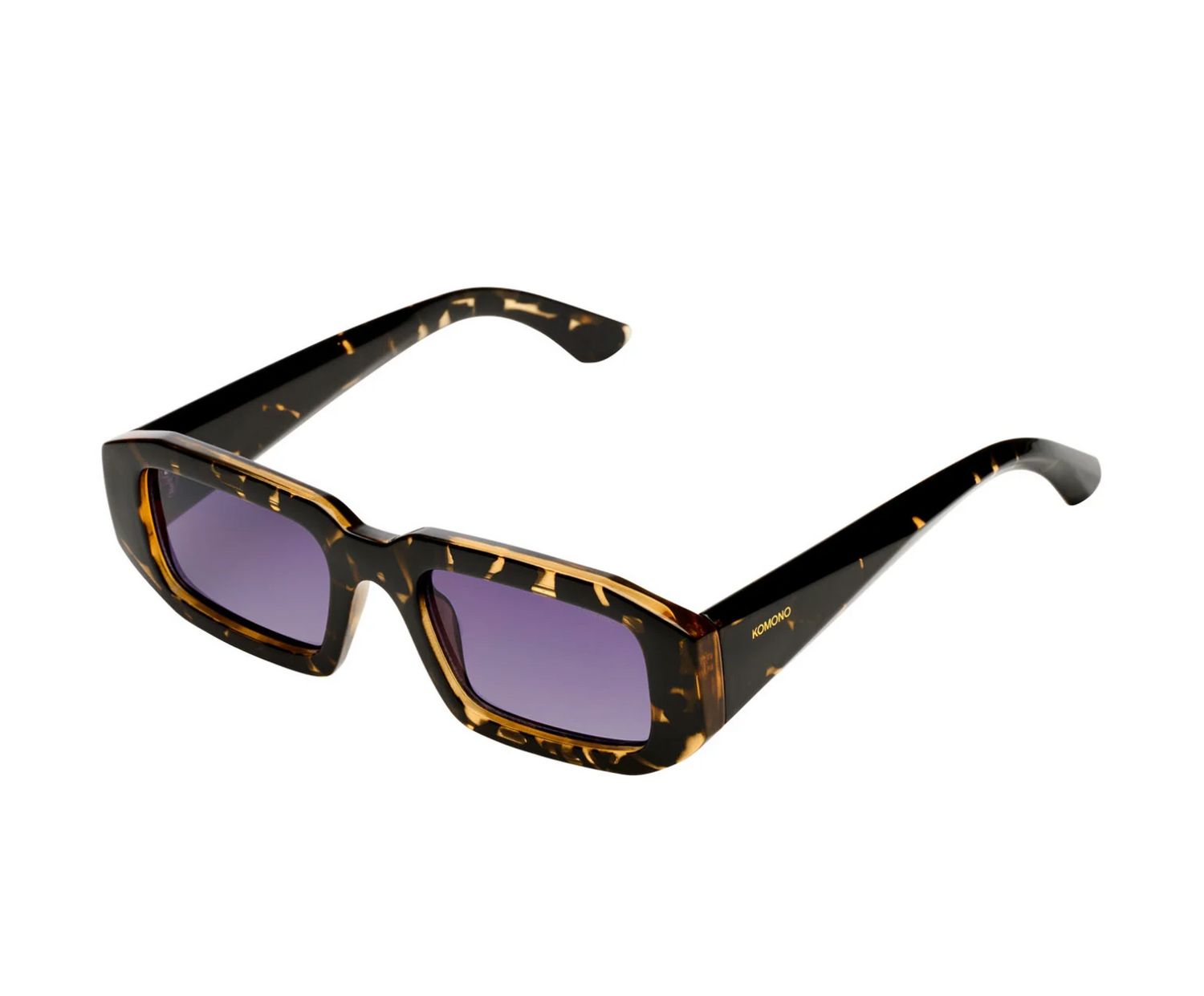 KOMONO - Sonnenbrille "Blaze", Dark Tortoise