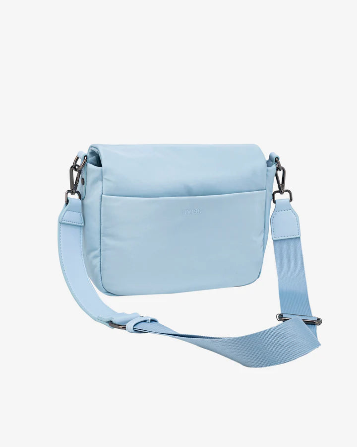 HVISK - Crossbody Bag "CAYMAN POCKET SOFT STRUCTURE" Blue Sky