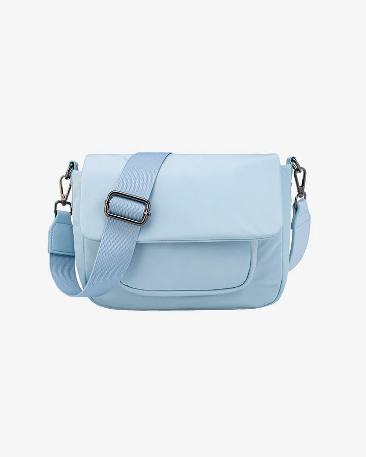 HVISK - Crossbody Bag "CAYMAN POCKET SOFT STRUCTURE" Blue Sky