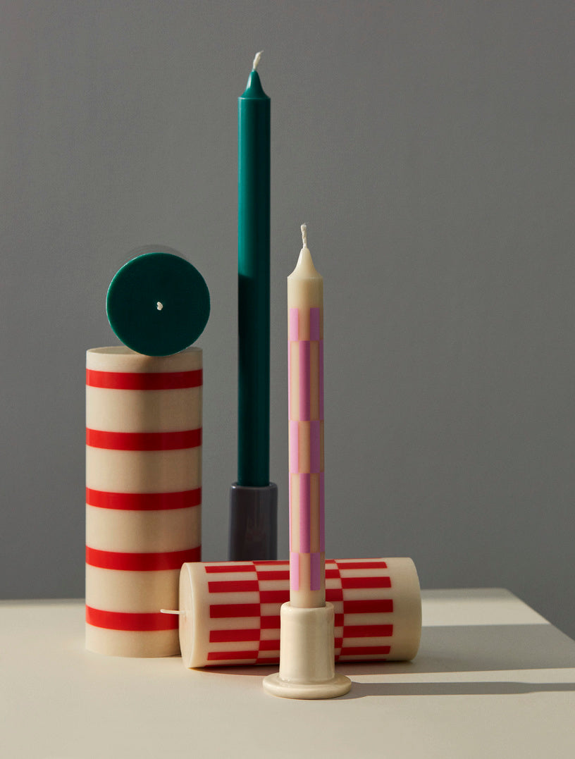 HAY - Kerzen "Gradient" 7er Set Greens
