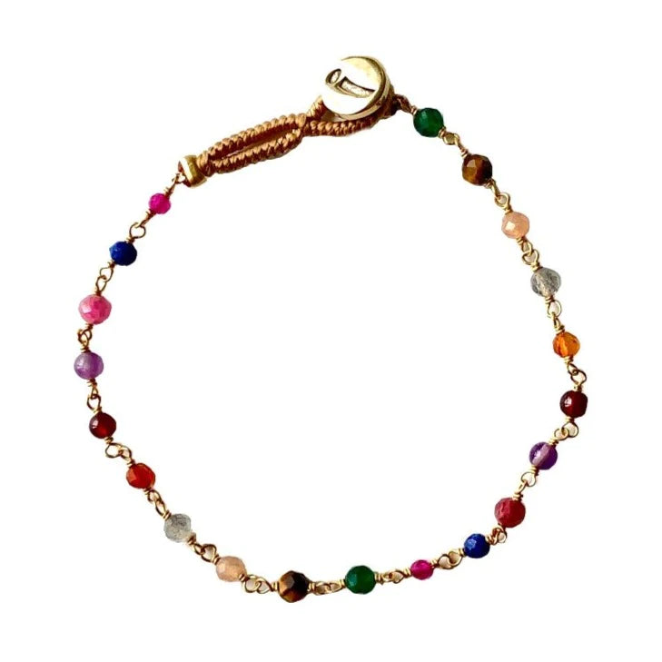 IBU JEWELS - Damen Armband "Dancy" DAN01 Stones