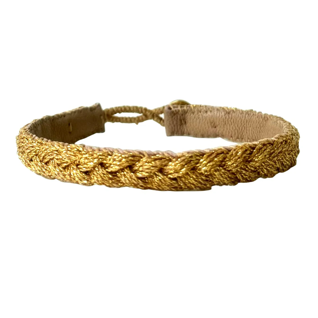 IBU JEWELS - Armband DI01, Gold Fringe