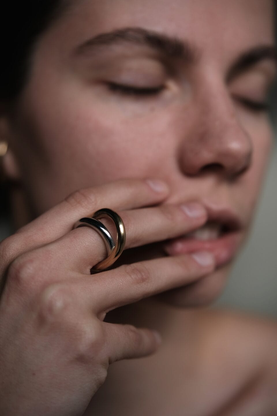 Bandhu - Twotone Ring Gr. 18