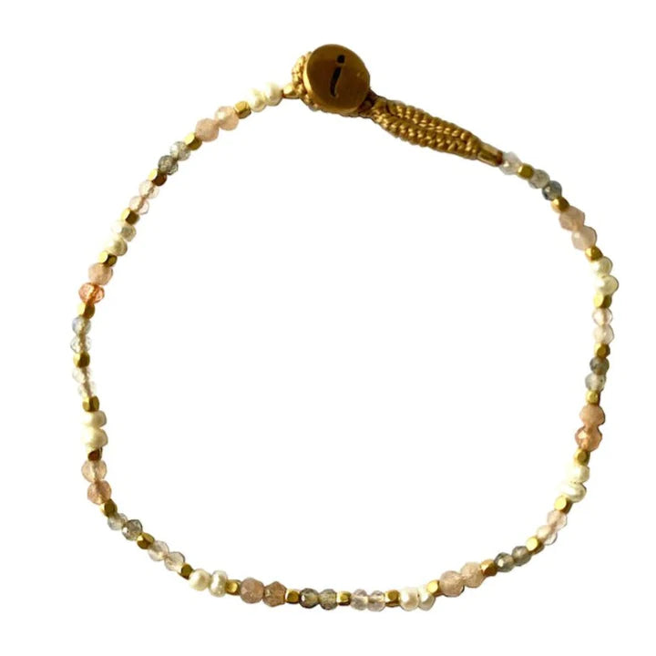 IBU JEWELS - Damen Armband "Lulu Stone Dot" DU09 Soft