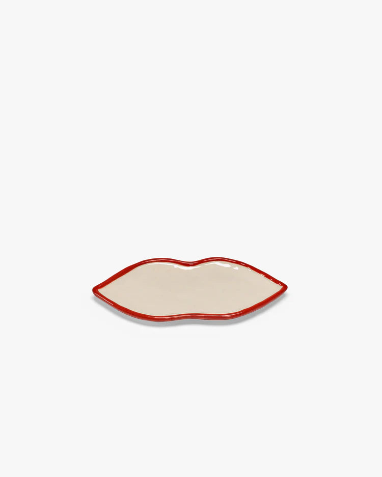 SERAX - SERVING DISH M RED WHITE B8924005