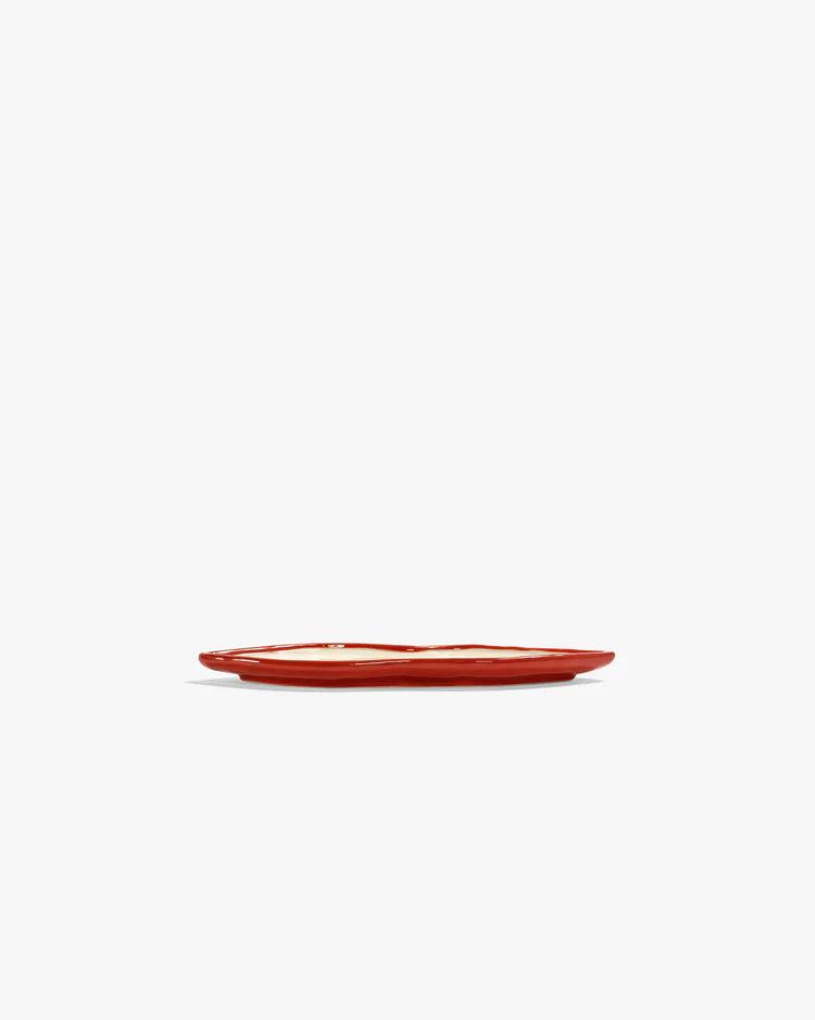 SERAX - SERVING DISH M RED WHITE B8924005