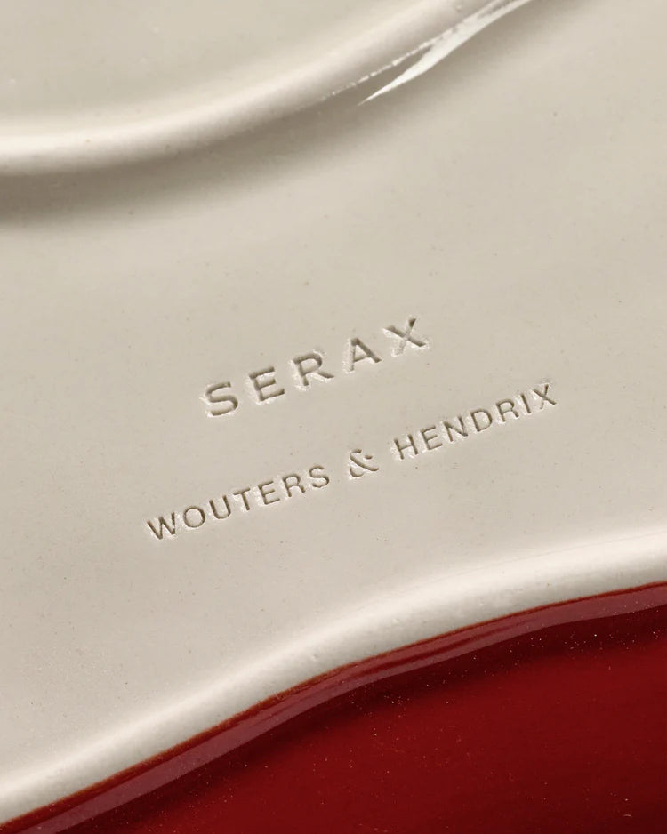SERAX - SERVING DISH M RED WHITE B8924005