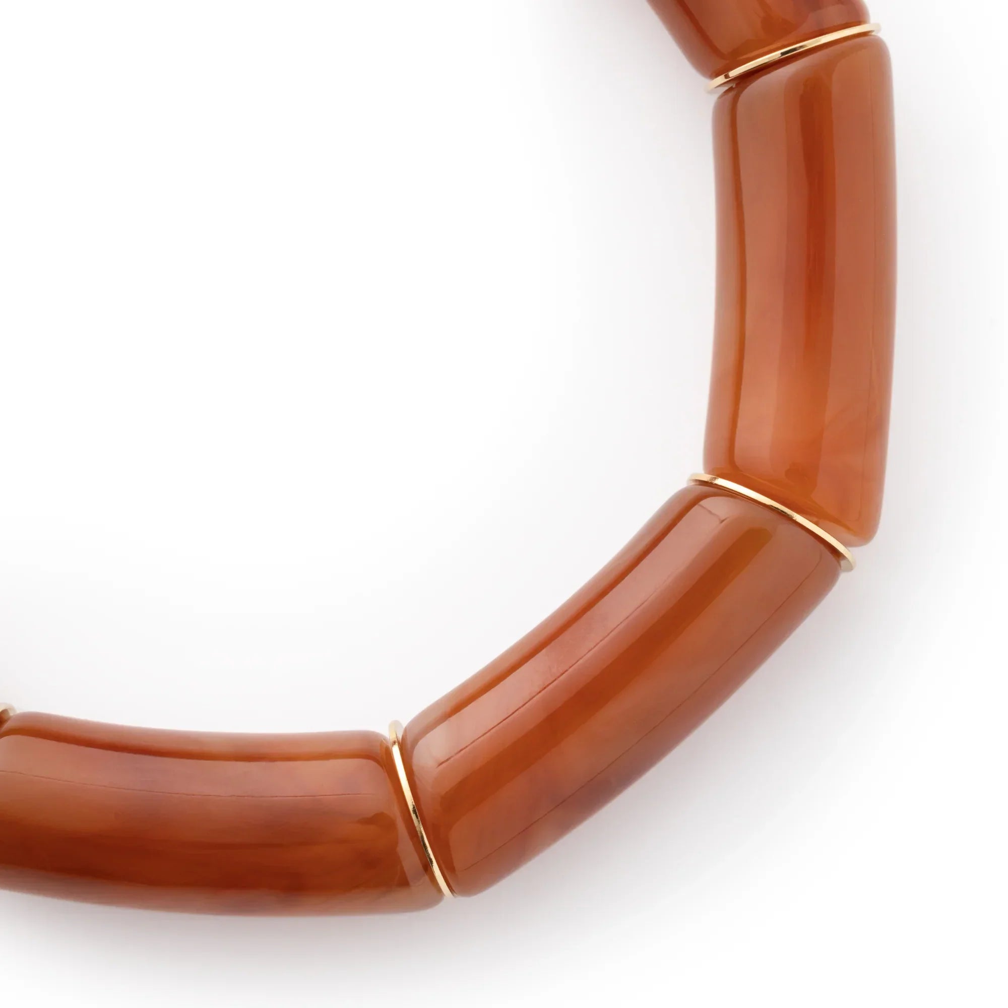 Vanessa Baroni - Flex Bracelet, VB2505COM, Cognac marble