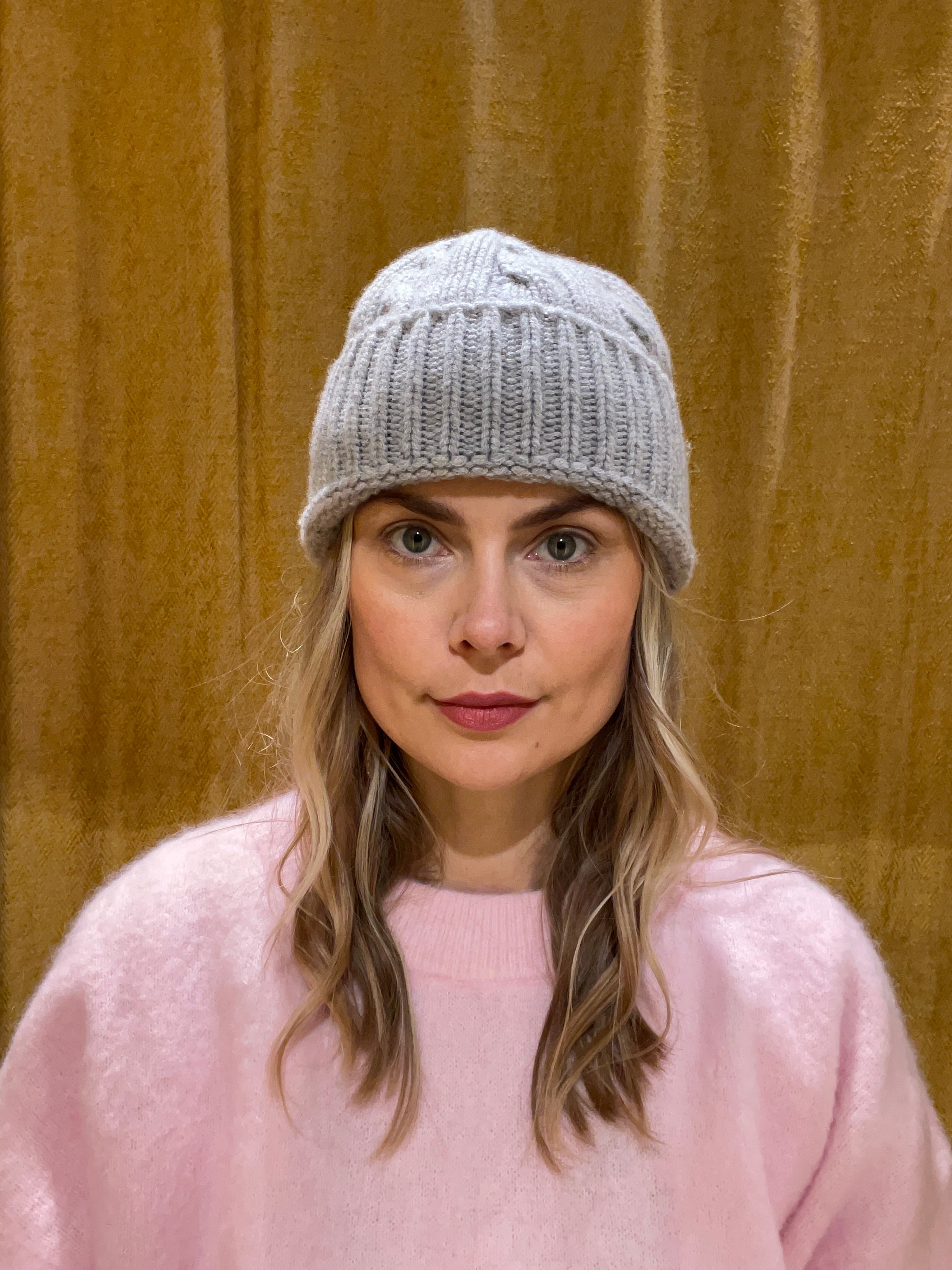 RIVIERA CASHMERE - Mütze Berretto Costa Treccia, Farbe GRIGISSIMO grau