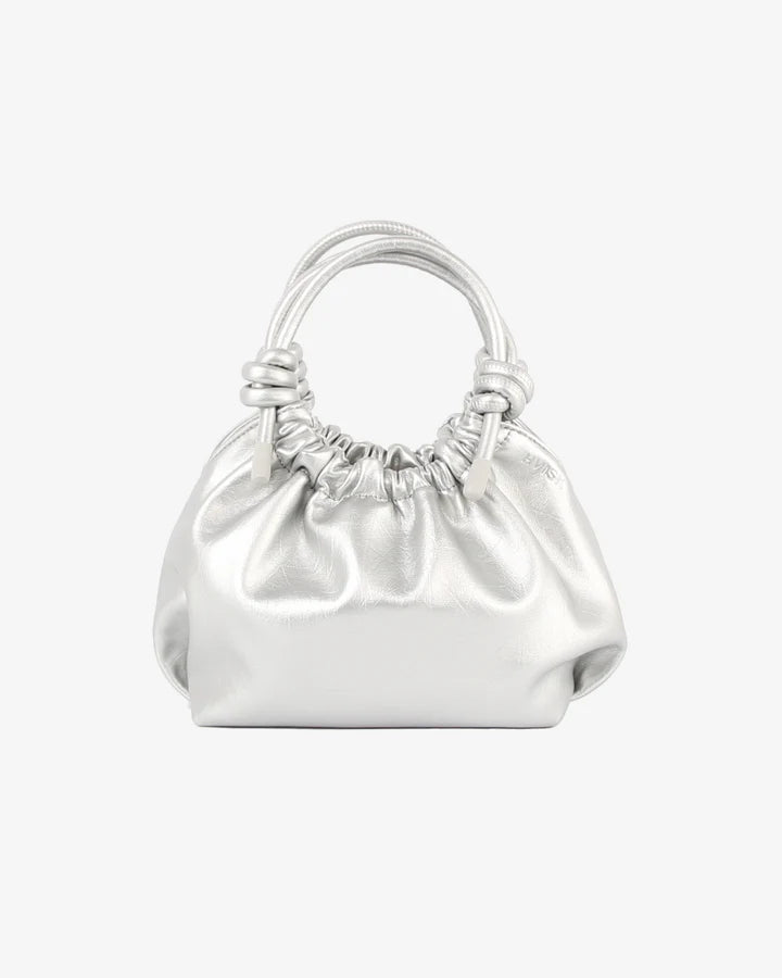 HVISK - Crossbody bag "JOLLY SHINY STRUCTURE" , Silver Cloud