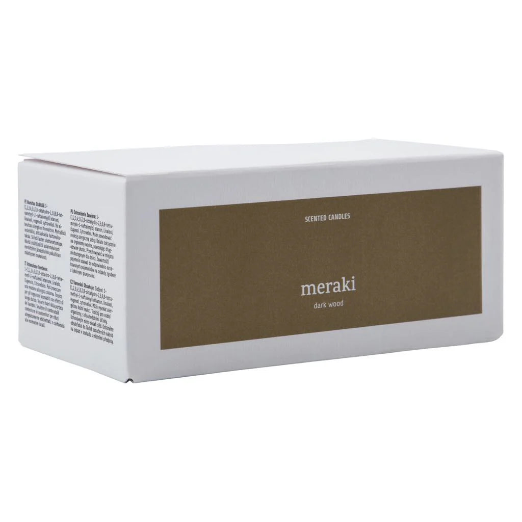Meraki - Duftkerze Dark Wook 2er Set