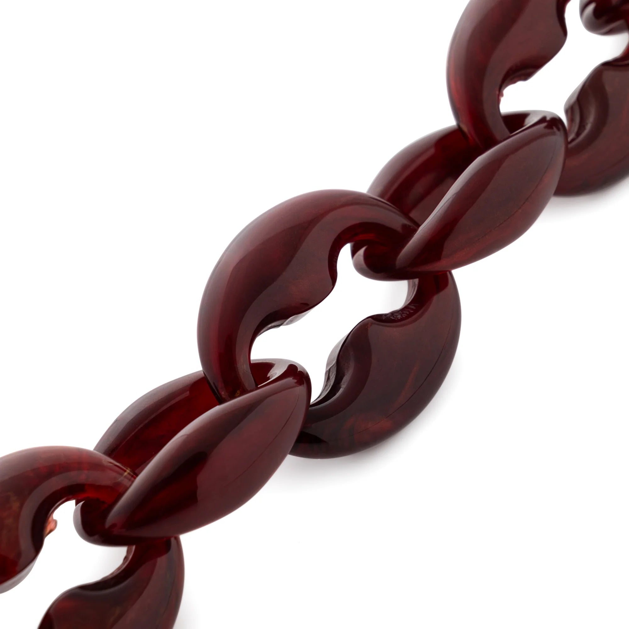 Vanessa Baroni - Small Turtle Bracelet, VB2514BOM, bordeaux marble