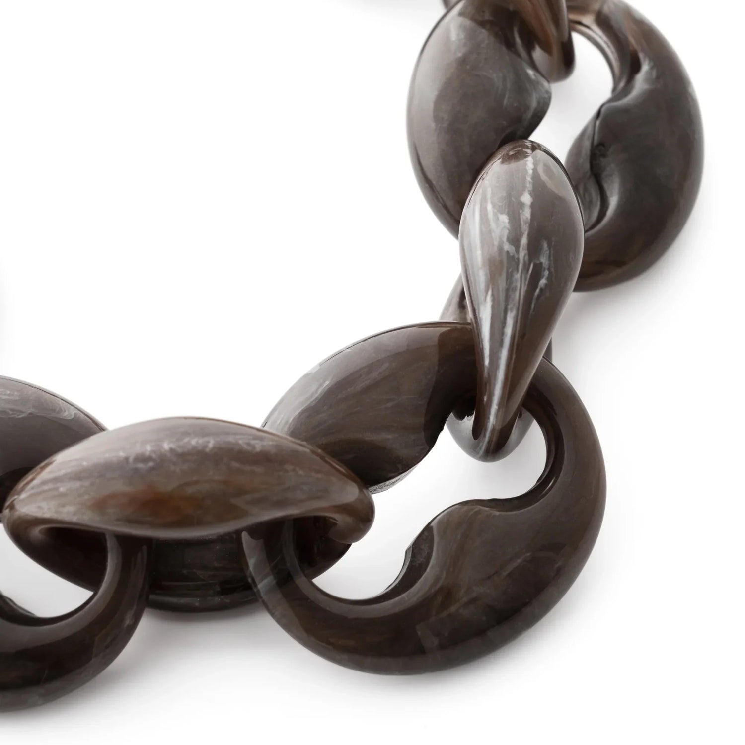 Vanessa Baroni - Small Turtle Bracelet, VB2514DBM, Dark brown marble