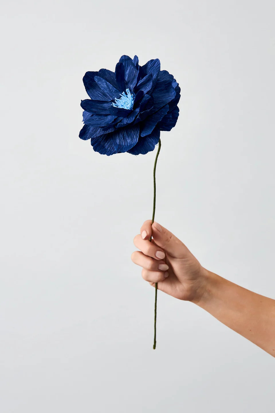 STUDIO ABOUT - PAPER FLOWER, ORIENTAL POPPY, BLUE