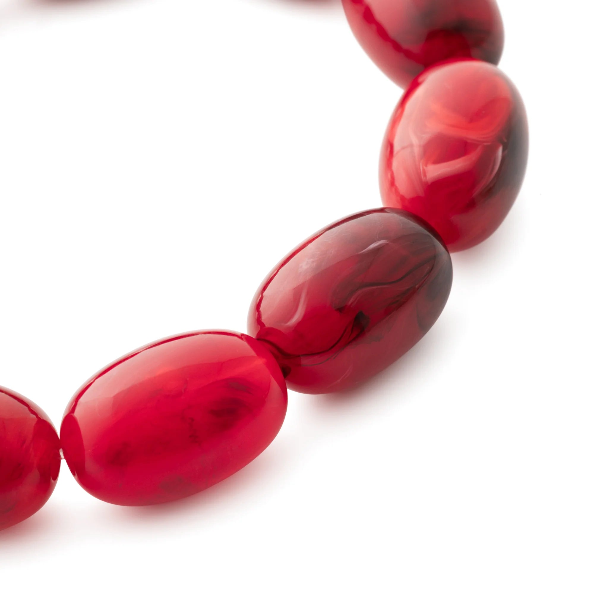 Vanessa Baroni - Olive Flex Bracelet, VB2602RMA, red marble