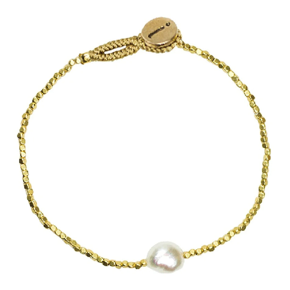 IBU JEWELS - Damen Armband "Peggy" PE03 Queen Pearl