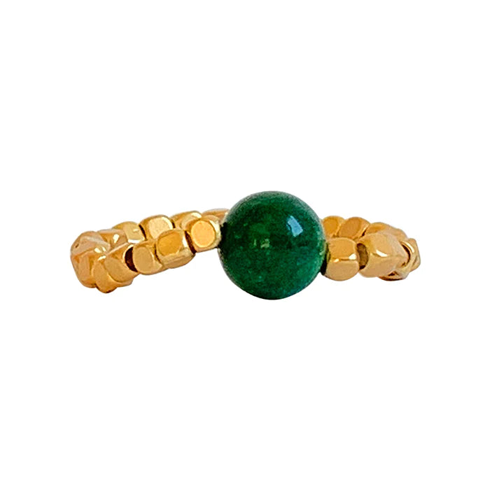 IBU JEWELS - Ring "Peggy" RH03 Amazonite
