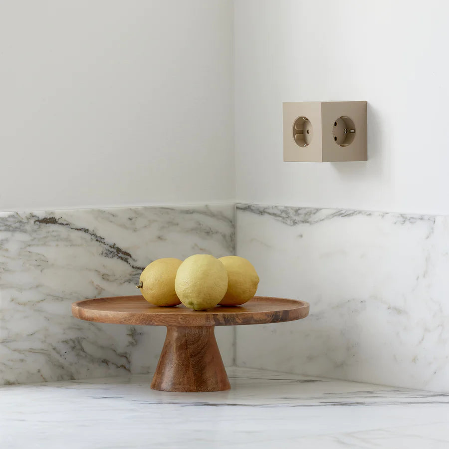 AVOLT - Steckdosenwürfel "Square 2" Beige