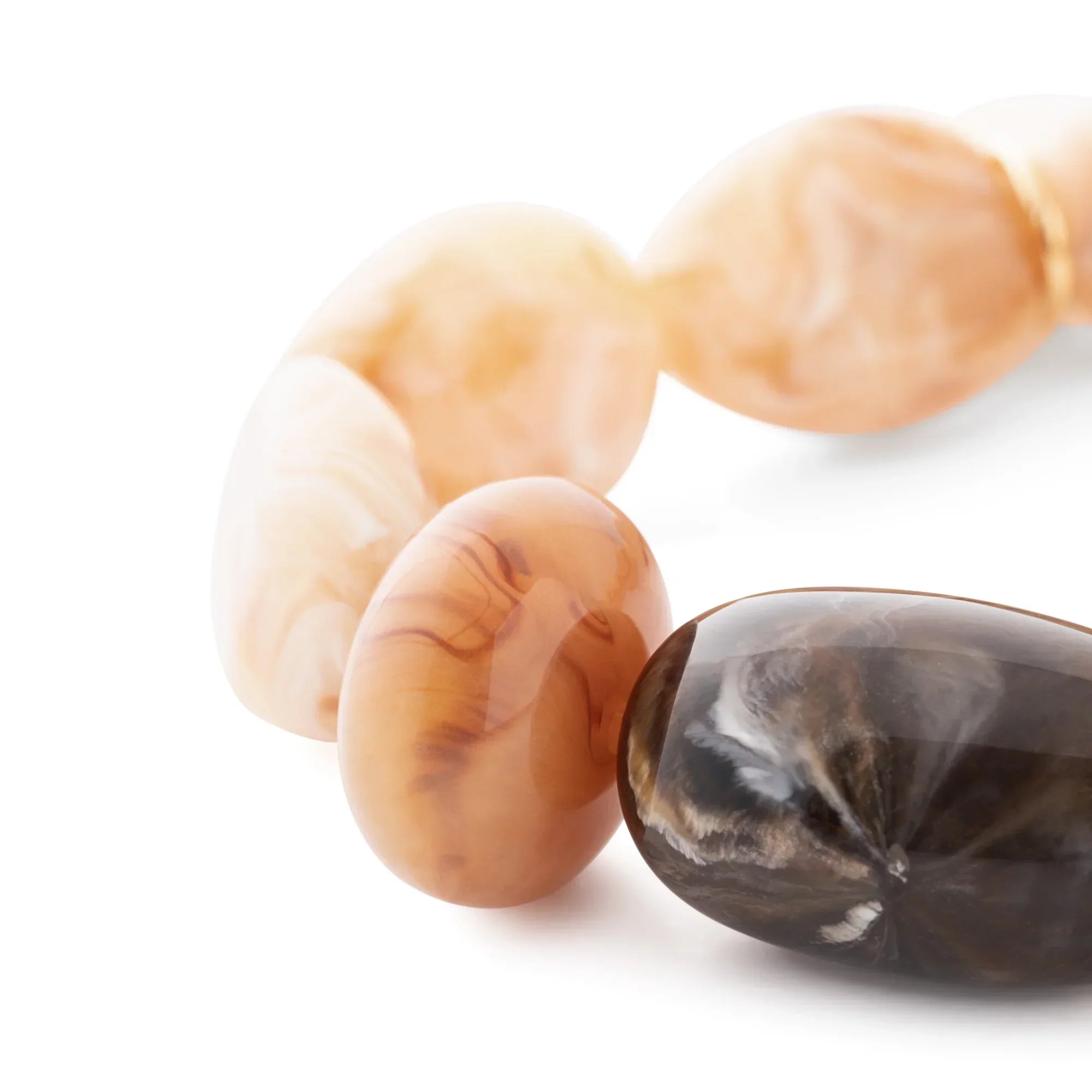 Vanessa Baroni - Unique Flex Bracelet, VB2604CBM, Creme brulee marble