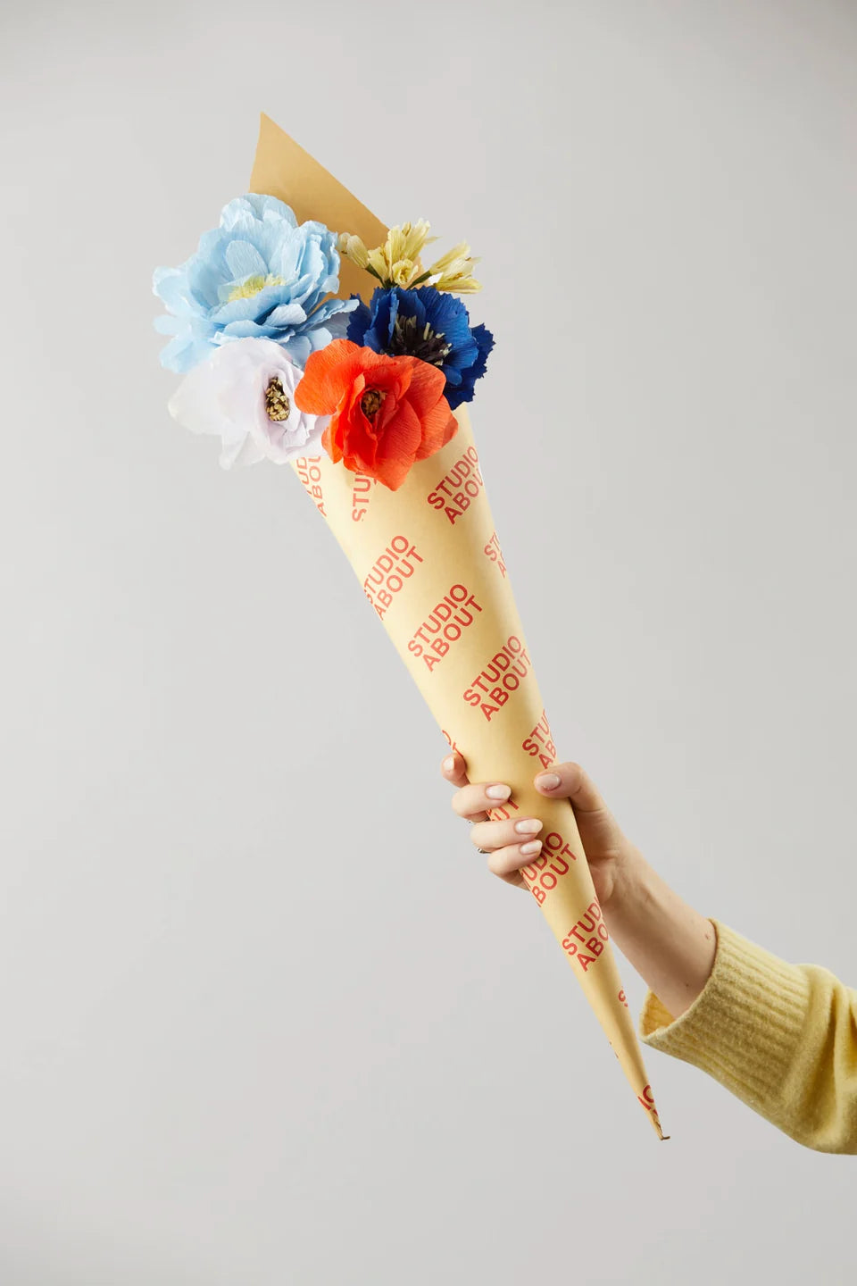 STUDIO ABOUT - PAPER FLOWER BOUQUET, 5 PCS, BECAUSE5