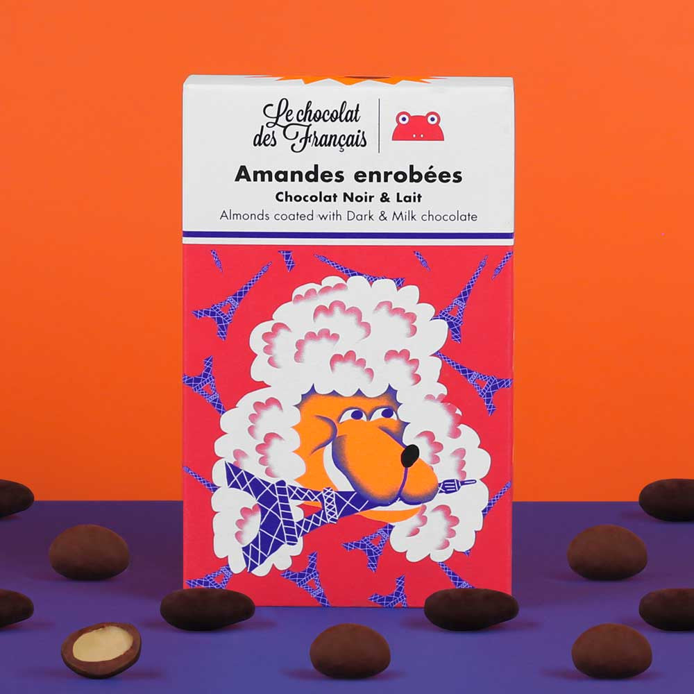 LE CHOCOLAT DES FRANCAIS - Bio-Schokodragees "Caniche"