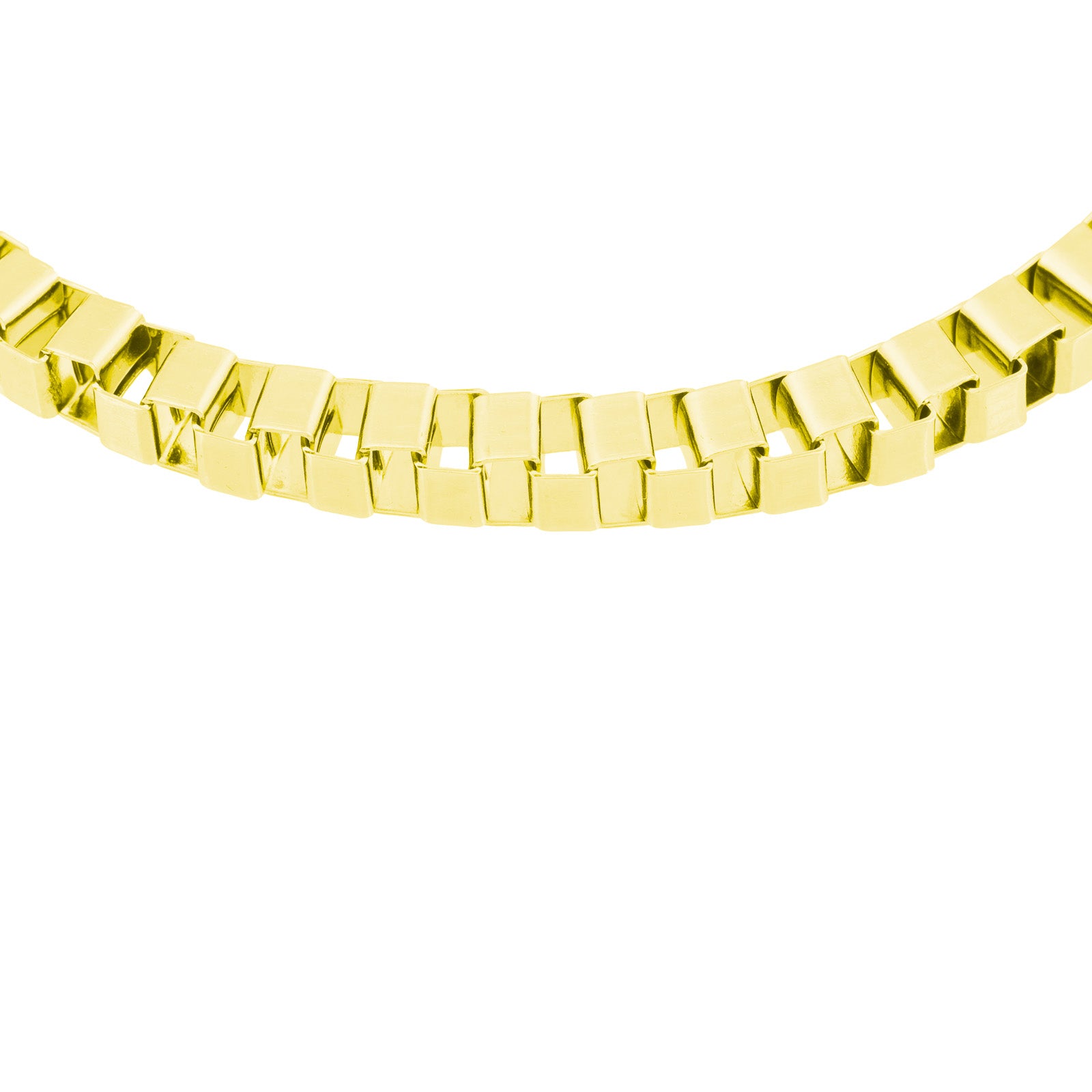 BANDHU - Armband "Box Chain" Gold B8