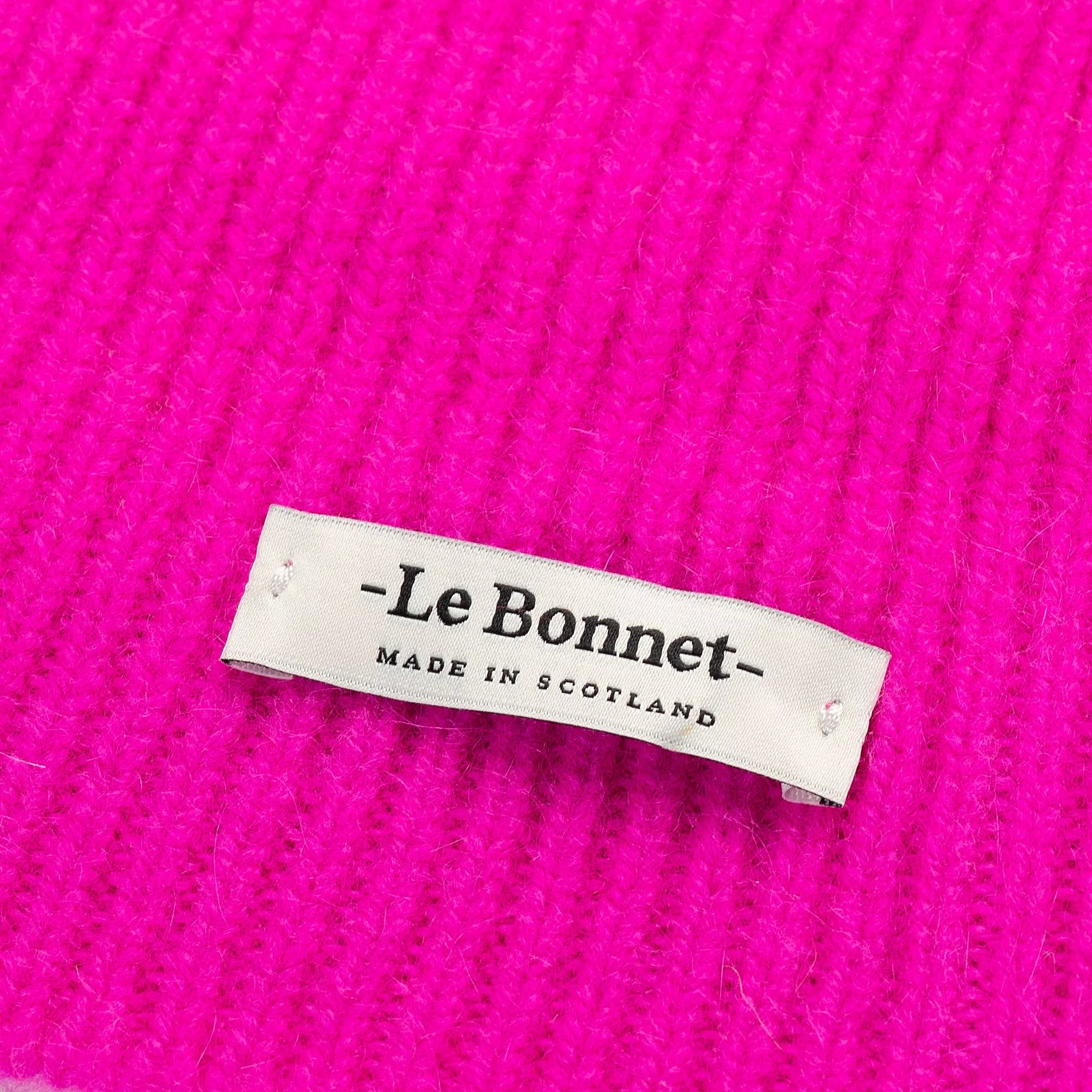 LE BONNET - Strickmütze "Beanie Poppy Pink"