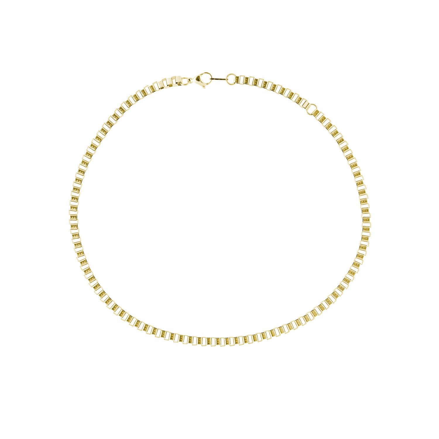 BANDHU - Kette "Box Chain" Gold B5