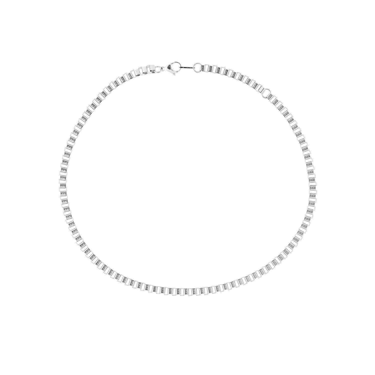 BANDHU - Kette "Box Chain" Silber