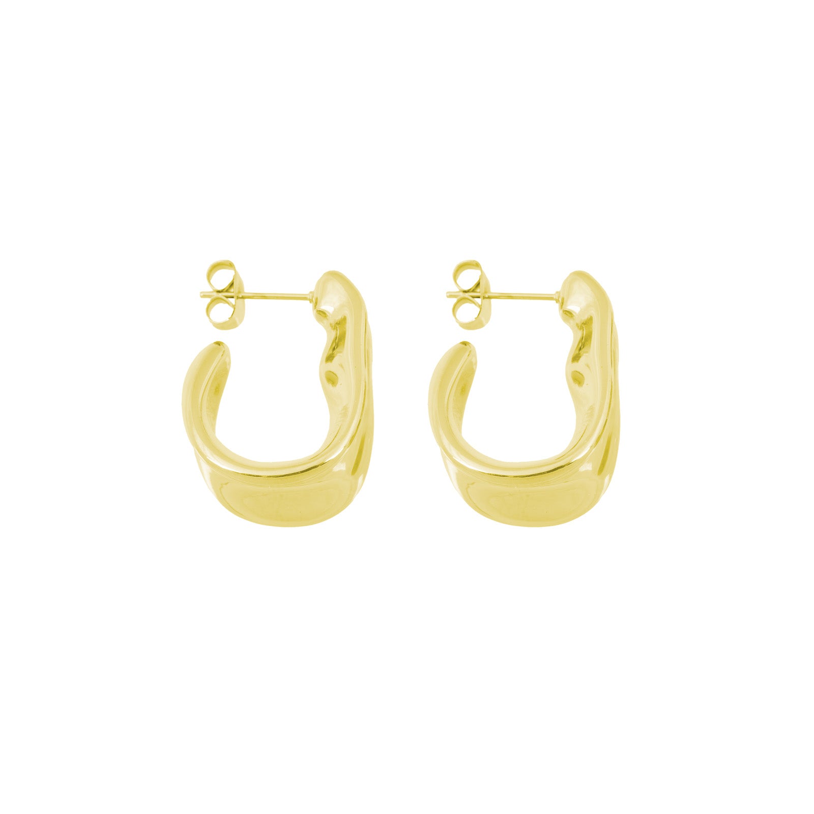 BANDHU - Ohrringe "Dent" Gold D1