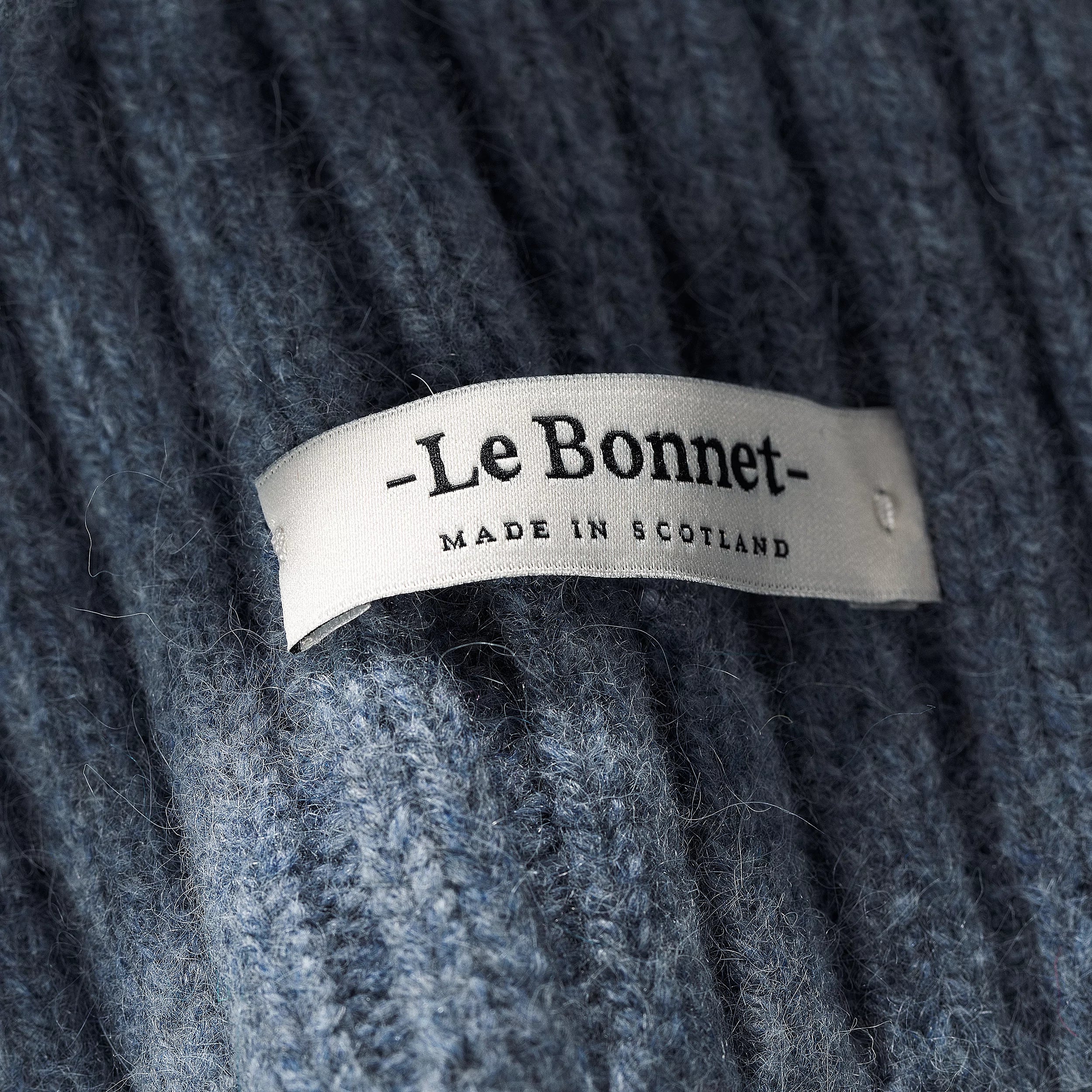 LE BONNET - Strickmütze "Le Grand Beanie" Steel