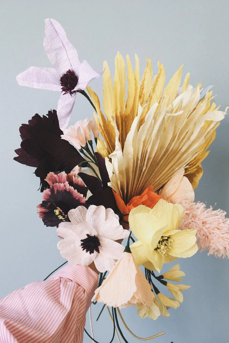 STUDIO ABOUT - PAPER FLOWER, Morning Glory, Rose 80430R