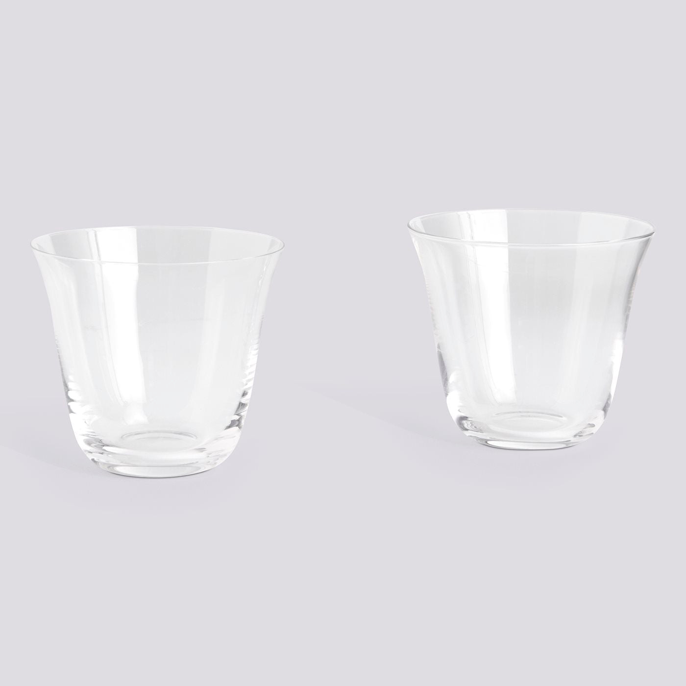 HAY - Curve Tumbler Glass Set of 2 Small, Clear