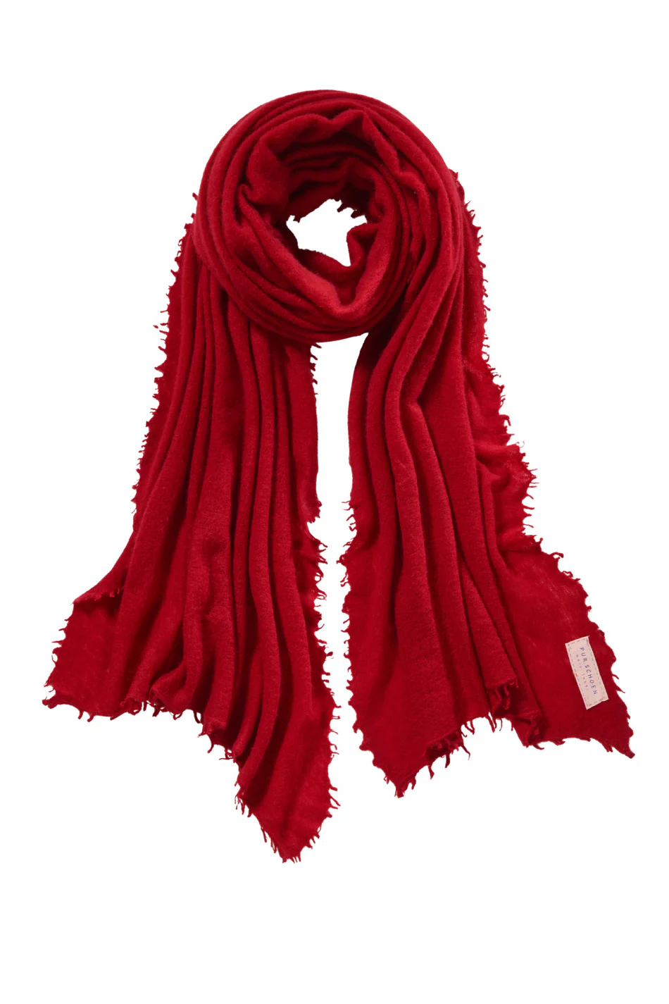 PUR SCHOEN - Kaschmirschal "247-4017" in Red II