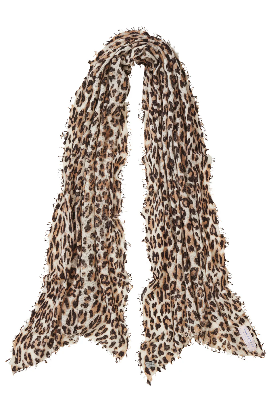 PUR SCHOEN - Kaschmirschal Leo, Beige-Schoko