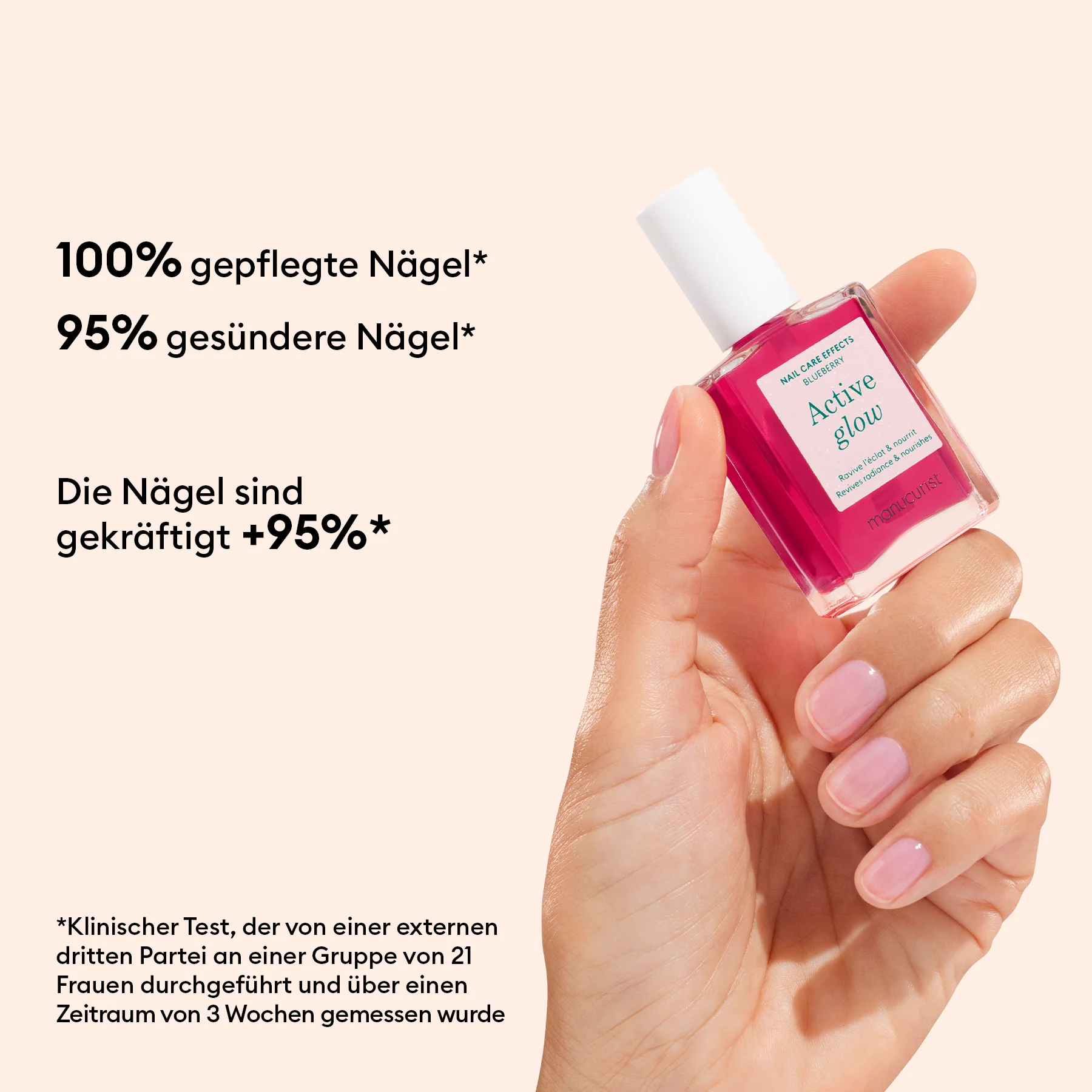 MANUCURIST - Nagellack "22130" Active Glow Blueberry